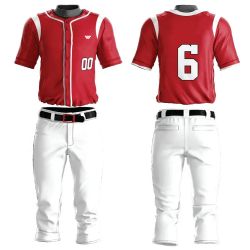 Plain Polyester Baseball Uniform