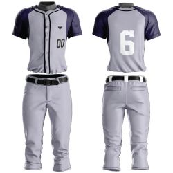 Satin Fabric Baseball Uniform