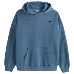 Oversized Down Shoulder Pullover Hoodies