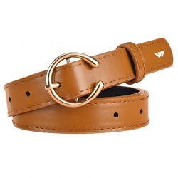 Women Classic Skinny Leather Belt