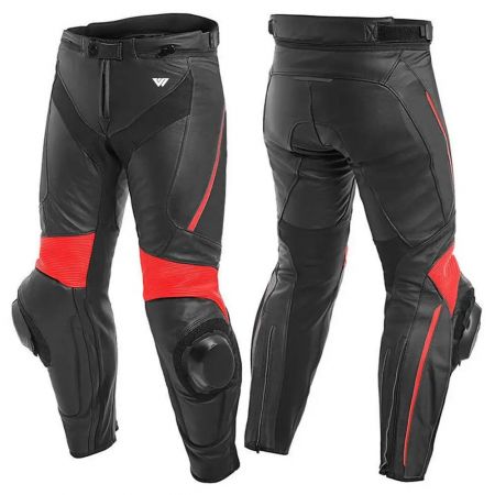 Knee Protectors Leather Pants