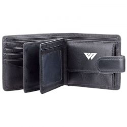 Mens Large Capacity Leather Wallet