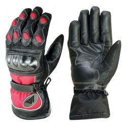 Cowhide Leather Motorbike Gloves