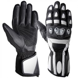 Cowhide Leather Motorbike Racing Gloves