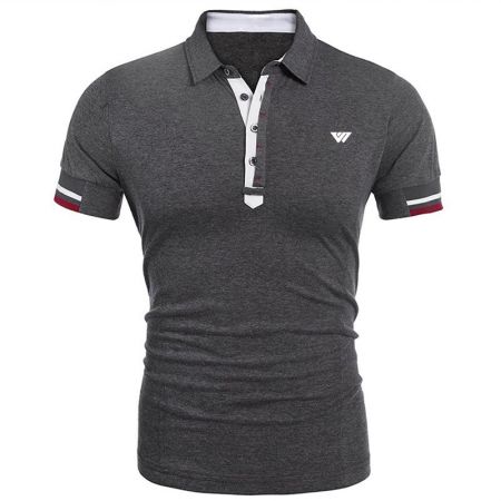 Pique Cotton Plain Polo Shirt