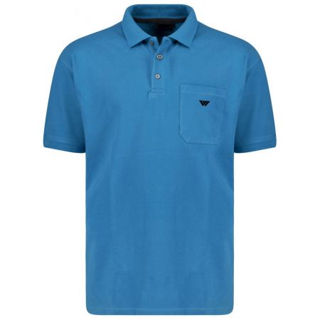 Front Pocket Pique Cotton Polo Shirt