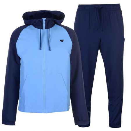 Raglan Sleeves Pullover Hooded Track Suit