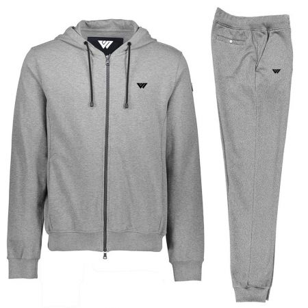 Plain Cotton Zipper Hooded Track Suit