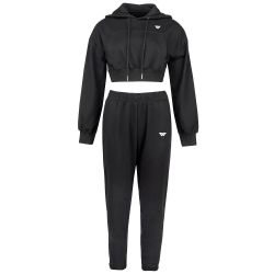 Crop Top Pullover Track Suits