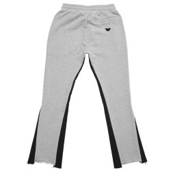 Flare - Stacked Side panels Cotton Fleece Trouser