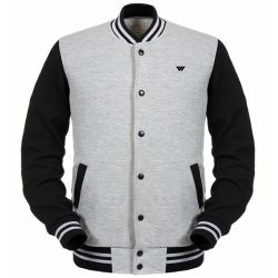 Black & Grey Baseball Varsity Jackets