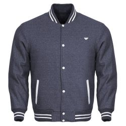 Grey Wool Varsity Jackets