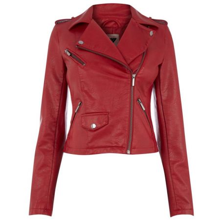 Cross Zip Fashion Jackets Flap Pocket